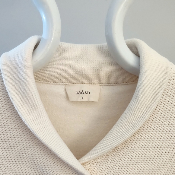 Ba&sh Ivory Cardigan Empire Waist Sweater size 2 - Picture 5 of 12
